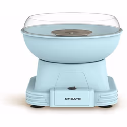 CREATE Cotton Candy Maker, Bleu, Sucre cristallisé, 500 W, 220 - 240 V, 50 - 60 Hz, 1,2 m