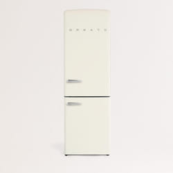 CREATE - Rfrigrateur combin de style rtro 330L Blanc cass - FRIDGE STYLANCE