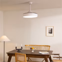 Ventilateur de Plafond - WIND CLEAR - Silencieux - Lames Rétractables - LED 36W - Ø108cm - 6 Vitesses