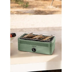 BBQ COMPACT - Barbecue portatif au charbon de bois à faible émission de fumée