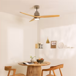Ventilateur de Plafond - WIND STYLANCE - Ø132 cm - Bois - Silencieux - 6 Vitesses - Télécommande - Multicolore