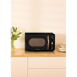 CREATE - Micro-ondes gril numérique 900W Noir - MICROWAVE RETRO