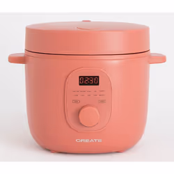 CREATE 138222_327348, Terre cuite, 2 L, LCD, 12 h, Rotatif, Tactile, 24 h