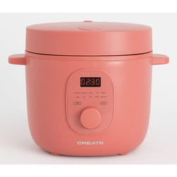 CREATE 138222_327348 cuiseur à riz 2 L 400 W Terre cuite