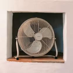Ventilateur de sol industriel - AIR FLOOR RETRO - 12/16 - Moteur cuivre - 3 vitesses - Silencieux - beie sable