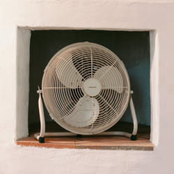 Ventilateur de sol industriel - AIR FLOOR RETRO - 12/16 - Moteur cuivre - 3 vitesses - Silencieux - beie sable