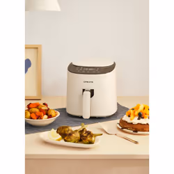 CREATE Pro Compact, Friteuse d’air chaud, 3,5 L, 220 °C, 60 min, Unique, Blanc