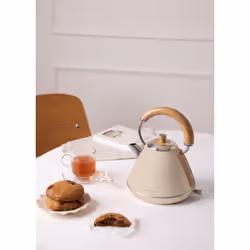 CREATE Retro, 1 L, 1200 W, Sable, Acrylonitrile-Butadiène-Styrène (ABS), Acier, Indicateur de niveau d'eau, Filtrage