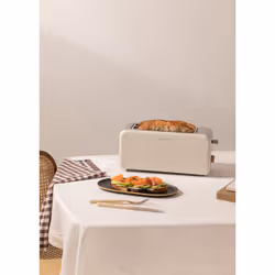 CREATE Toast Retro, 2 part(s), Sable, Acrylonitrile-Butadiène-Styrène (ABS), Acier, Boutons, Niveau, Rotatif, 1500 W, 220/240 ...