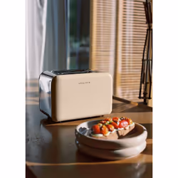 CREATE Toast Retro, 2 part(s), Sable, Acrylonitrile-Butadiène-Styrène (ABS), Acier, Boutons, Niveau, Rotatif, 850 W, 220/240  ...