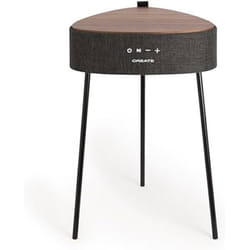 Table Enceinte - CREATE - Modèle 180 - Bois Foncé - Bluetooth 5.0 - Chargeur Sans Fil