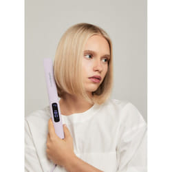 CREATE CERAMIC STYLER SLIM Brosse à lisser et à friser À chaleur Lavande 45 W 2 m