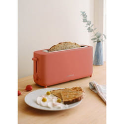 Grille-pain - Toast Studio - 750W - 6 Niveaux - Sécurité Antidérapante - Orange