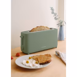Grille-pain - Toast Studio - 750W - 6 Niveaux - Sécurité Antidérapante - Couleurs Pastel