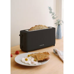 Grille-pain - Toast Studio - 750W - 6 niveaux - Sécurité anti-basculement - Noir mat