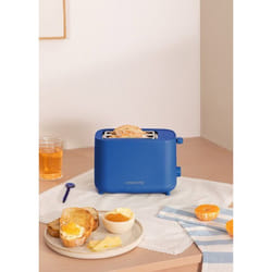 Grille-pain - Toast Studio - 750W - 6 Niveaux - Sécurité Antidérapante - Bleu
