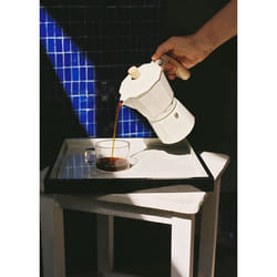 Cafetière italienne - Thera Moka Retro - Aluminium - 6 et 9 tasses - Espresso