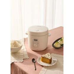 Cuiseur à Riz Multifonction - Studio - 12L - Programmable 24h - Blanc - Antiadhésif