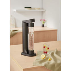 Machine à Soda - Studio - 1L - Sans Électricité - Noir - Bouteille Réutilisable