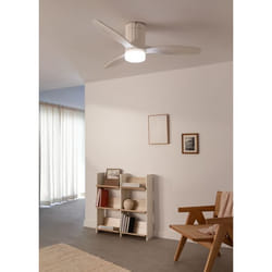 Ventilateur de Plafond - WIND CALM LINE - 40W - Silencieux - Ø132 cm - Bois - LED 15W