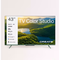Téléviseur QLED 4K - Color Studio - Écran Antireflet - Dolby Vision - Son Dolby Atmos - Smart TV