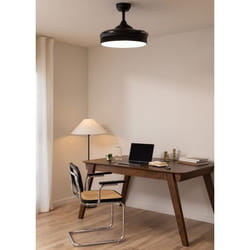 Ventilateur de plafond - WIND CLEAR - Ø108cm - Silencieux - Lames rétractables - Éclairage LED 36W
