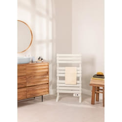 Sèche-serviettes électrique - CREATE - 500W - Vertical - Programmable - Aluminium