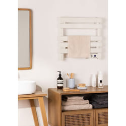 Porte-serviette électrique - WARM TOWEL MINI - 150W - Aluminium - IP24 - Minuterie 1-8h