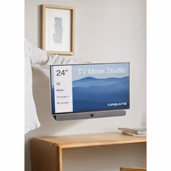 Téléviseur intelligent portable 24 - TV MOVE STUDIO - Batterie - Écran antireflet - Dolby Audio