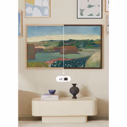 Smart TV QLED 4K 55 - ART MATTE - Écran Antireflet - Galerie dArt - Dolby Vision - Noir