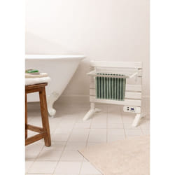 Porte-serviettes électrique - Warm Towel Mini - 150W - Aluminium - IP24 - Minuterie 1-8h