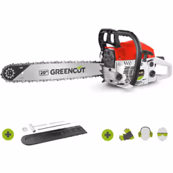 Description générale La tronçonneuse à essence GS650X est idéale pour tous vos travaux d'élagage et d'abattage. Avec son guid ...