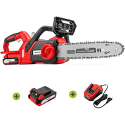 Tronçonneuse à batterie au lithium 20V, épée Oregon 304mm, chargeur + batterie inclus, vitesse 5m/s Greencut GS200L