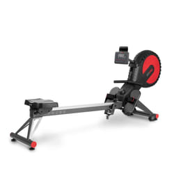 Fitfiu Fitness - Rameur pliable à résistance à l'air RA-300, cardio et cross training, 12 niveaux de résistance, poids max. de l'utilisateur 110kg