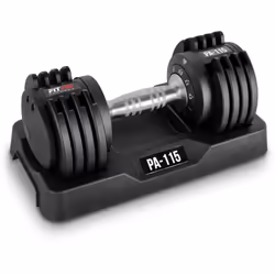L'haltère réglable PA-115 est conçu pour faire partie de votre entraînement musculaire et de votre entraînement croisé à domi ...