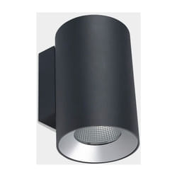 Luminaire mural leds C4 Cosmos ø168 Une émission d'extérieur led Down Light Large Urban Grey IP55 IK07 4000K