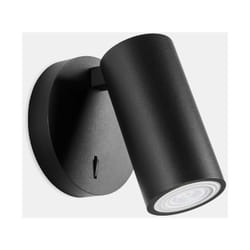 Leds-c4 - Applique leds C4 Simply Single Spotlight Noir GU10
