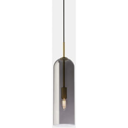 Suspension, Suspension Glam en verre m fumé transparent en Verre, Leds C4