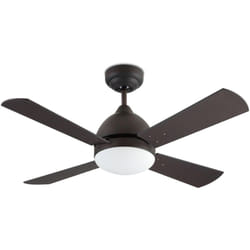 Efectoled - Ventilateur de Plafond leds C4 Forlight Bornéo E27 Bois de Hêtre Marron Wengé