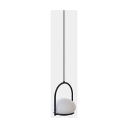 Leds-c4 - leds C4 Coco Single Globe Suspension Noir, Blanc E14