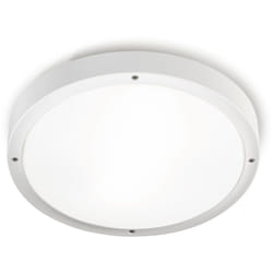 Leds-c4 - Basic Sensor Plafón de Techo o Aplique Pared para Exterior Sensor Crepuscular de Movimiento. Luz led Cálida IP65