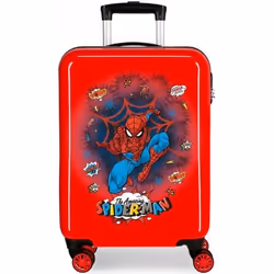 Valise enfant - Marvel - Valise cabine Spiderman Pop - 55 x 38 x 20 cm - Rouge