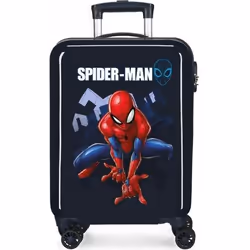 Valise cabine SPIDERMAN Action bleu marine