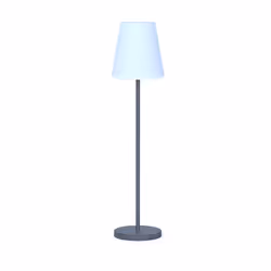 Lola Slim 120 cm de haut. Lampadaire sans fil pour l'intérieur et l'extérieur. Lumière led avec charge solaire ou usb. Fabriqué en Espagne