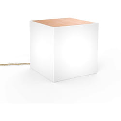 Bora Table basse lumineuse avec câble pour l'extérieur et l'intérieur très résistante. Lumière led