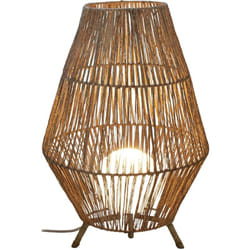 Lampe de jardin en jute Sisine 70 cm Alimentation électrique