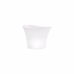 NEWGARDEN - AZOHIA SEAU À GLACE ÉCLAIRÉ AVEC BATTERIE RECHARGEABLE ET TRÈS RÉSISTANTE À L'EXTÉRIEUR. LUMIÈRE LED RVB. TÉLÉCOM ...