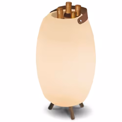 NEWGARDEN - LAMPE DE TABLE DÉCORATIVE ET PORTE-BOUTEILLE AVEC HAUT-PARLEUR ET LUMIÈRE LED RVB. IDÉAL POUR LES FÊTES AU BORD D ...