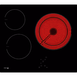 Fagor 3VFT-33AC, Noir, Intégré, 57.6 cm, Céramique, Verre-céramique, 3 zone(s)