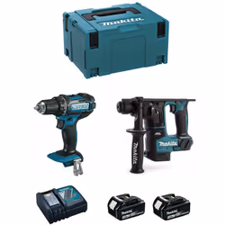 Description générale Le kit MAKITA MPK18223A comprend deux outils puissants et performants adaptés pour les travaux de bricol ...